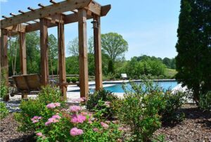 Outdoor pergola install in Hampton Cove, AL